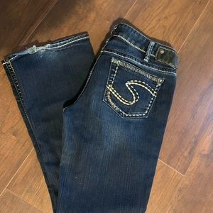 Silver Aiko bootcut jeans